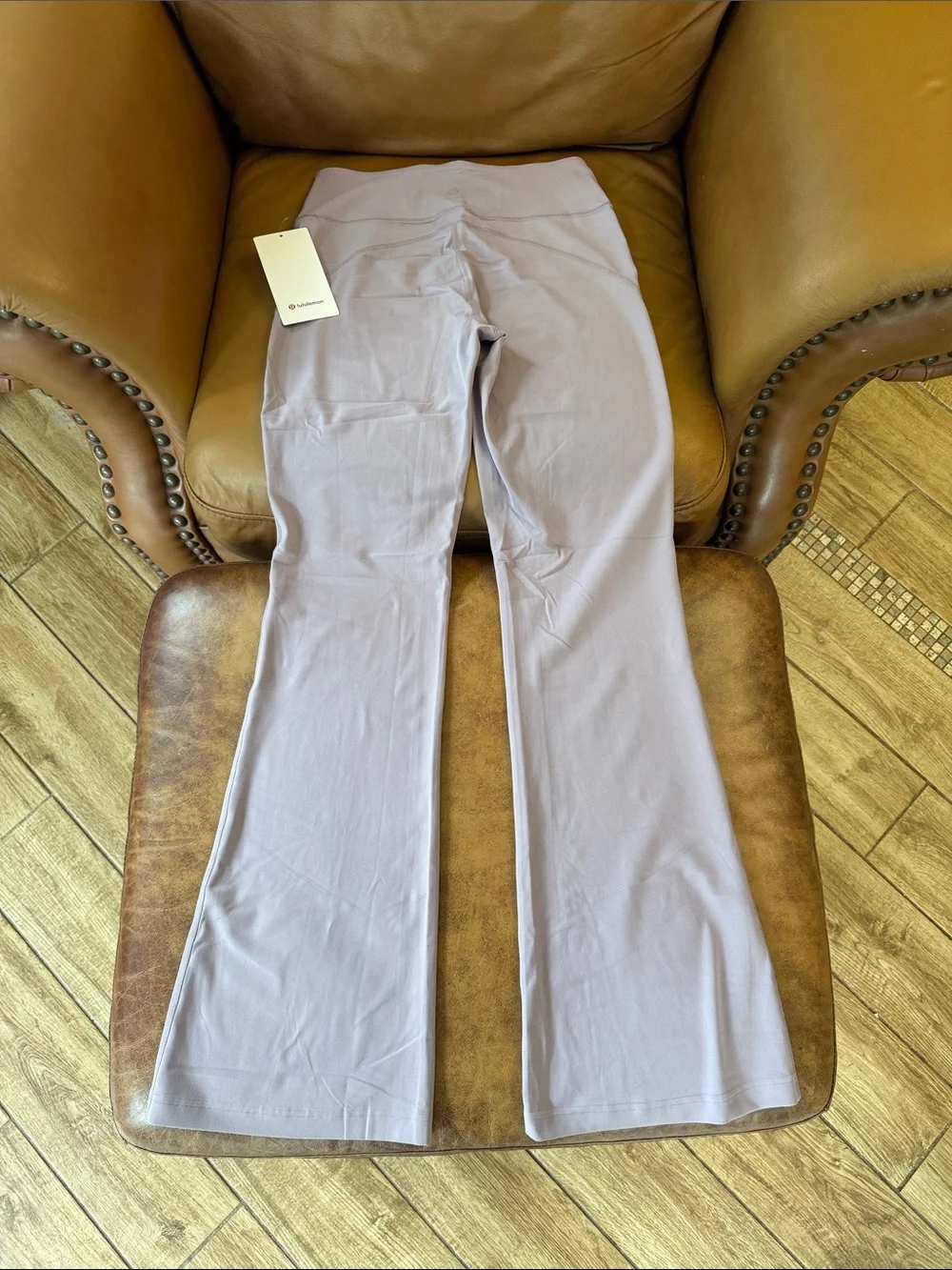 NWT Lululemon Groove Nulu High-Rise Flared Pant Sz 8 Regular Lotus Lavender